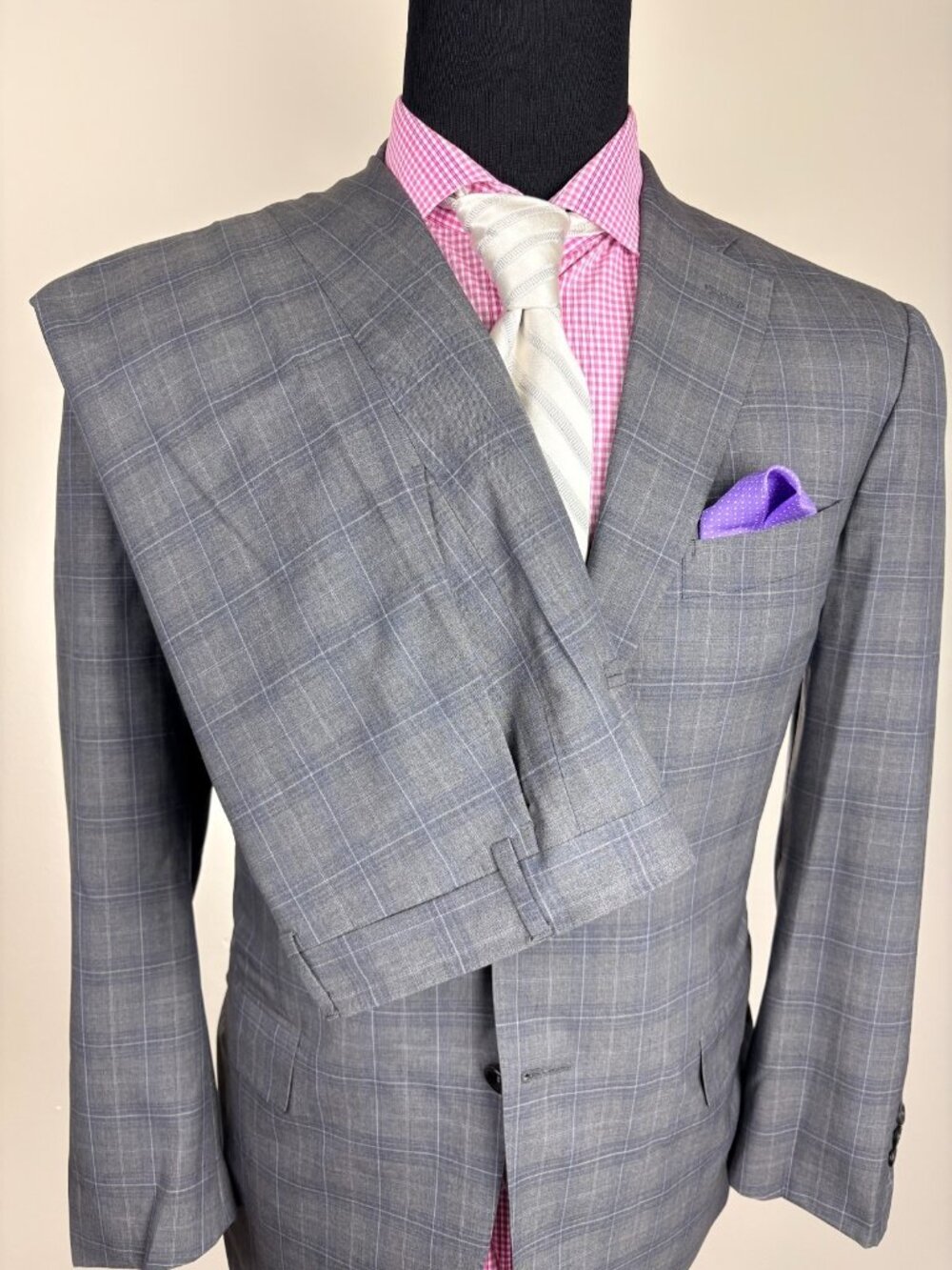 CANALI "Exclusive" Modern 2-Button ***Super 150's*** Suit 42 S / R e52